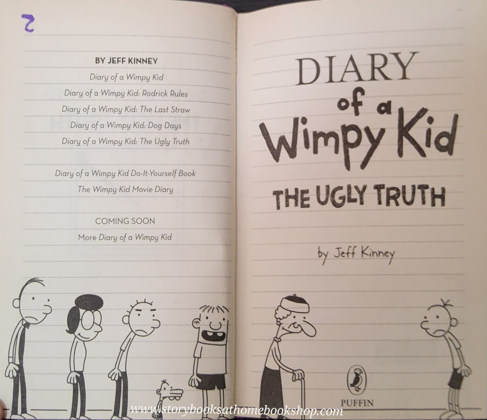 หนังสือนิทานปกแข็ง **Wimpy Kid Ugly Truth #3
