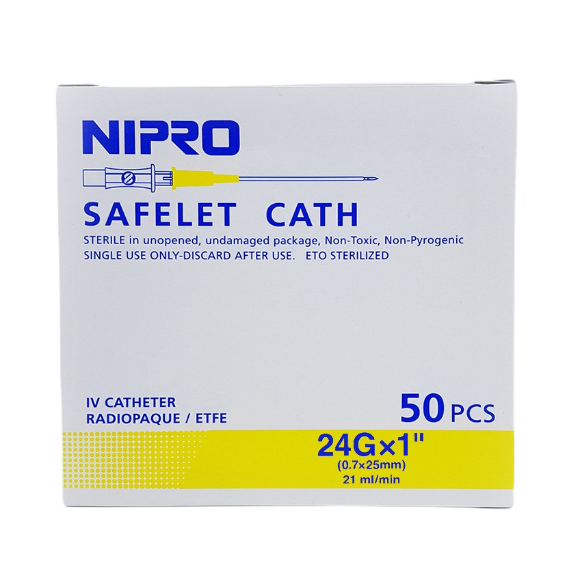เข็มเมดิคัท 24 g. ( 1 กล่อง 50 PCS )