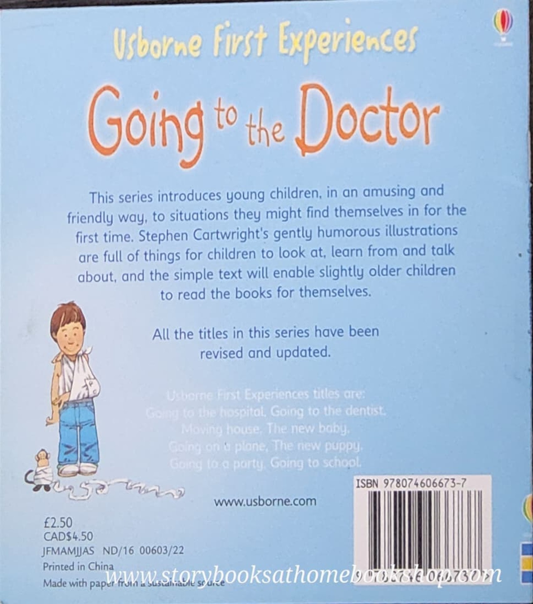 หนังสือนิทานปกอ่อน** ♥️USBORNE FIRST EXPERIENCES: GOING TO THE DOCTOR