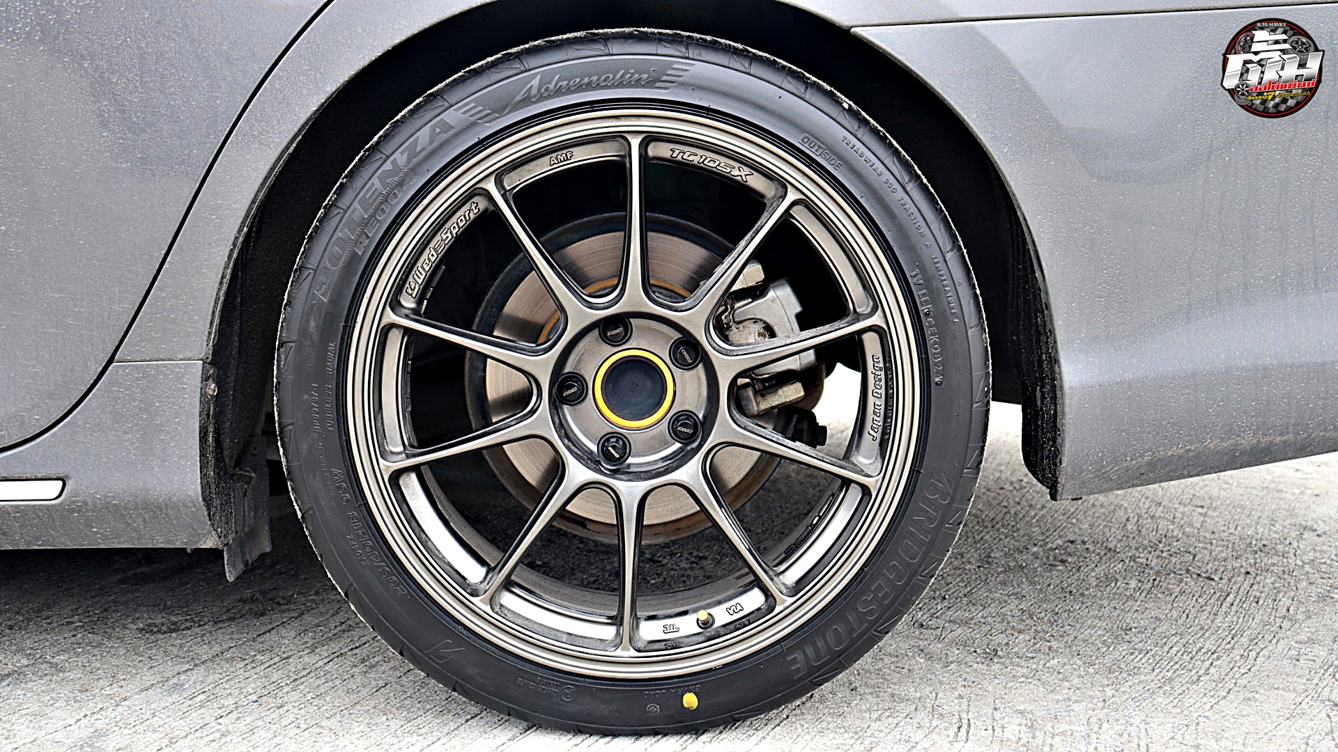 TOYOTA CAMRY เปลี่ยนยาง BRIDGESTONE POTENZA RE004 235/40R18 95W