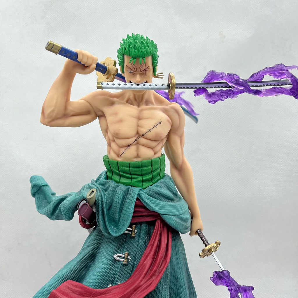 เอฟเฟคเกลียวดาบโซโล*สีม่วงเข้มรุ่นใหม่* (3ชิ้น) Effect Sword Roronoa Zoro (ไม่รวมโมเดล)