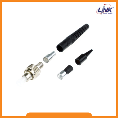 FC Multimode, Zirconia Connector Black Boot 0.9 & 3.0 mm.