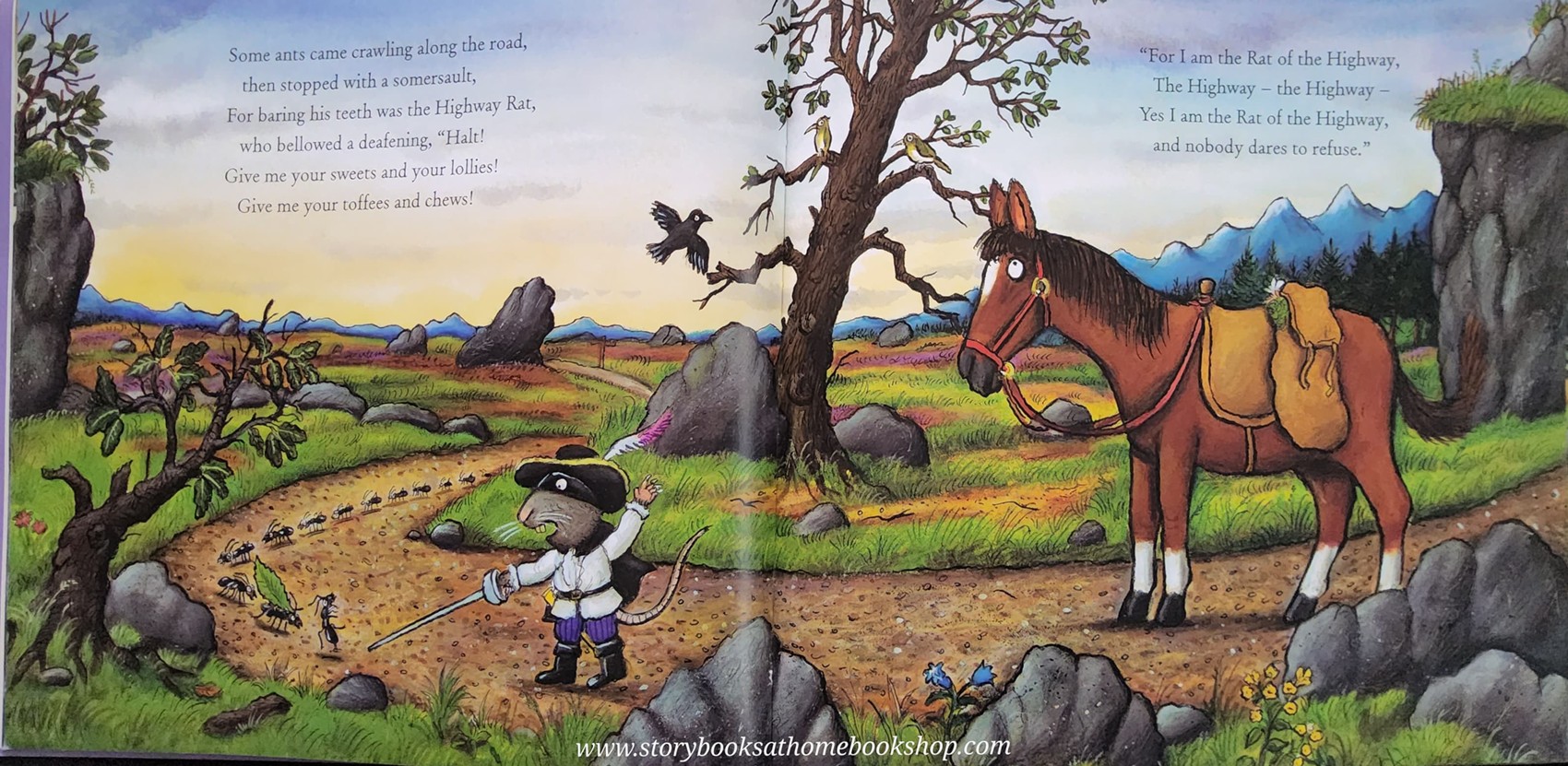 หนังสือนิทานปกอ่อน** 🍅THE HIGHWAY RAT BY JULIA DONALDSON.AXEL SCHEFFLER