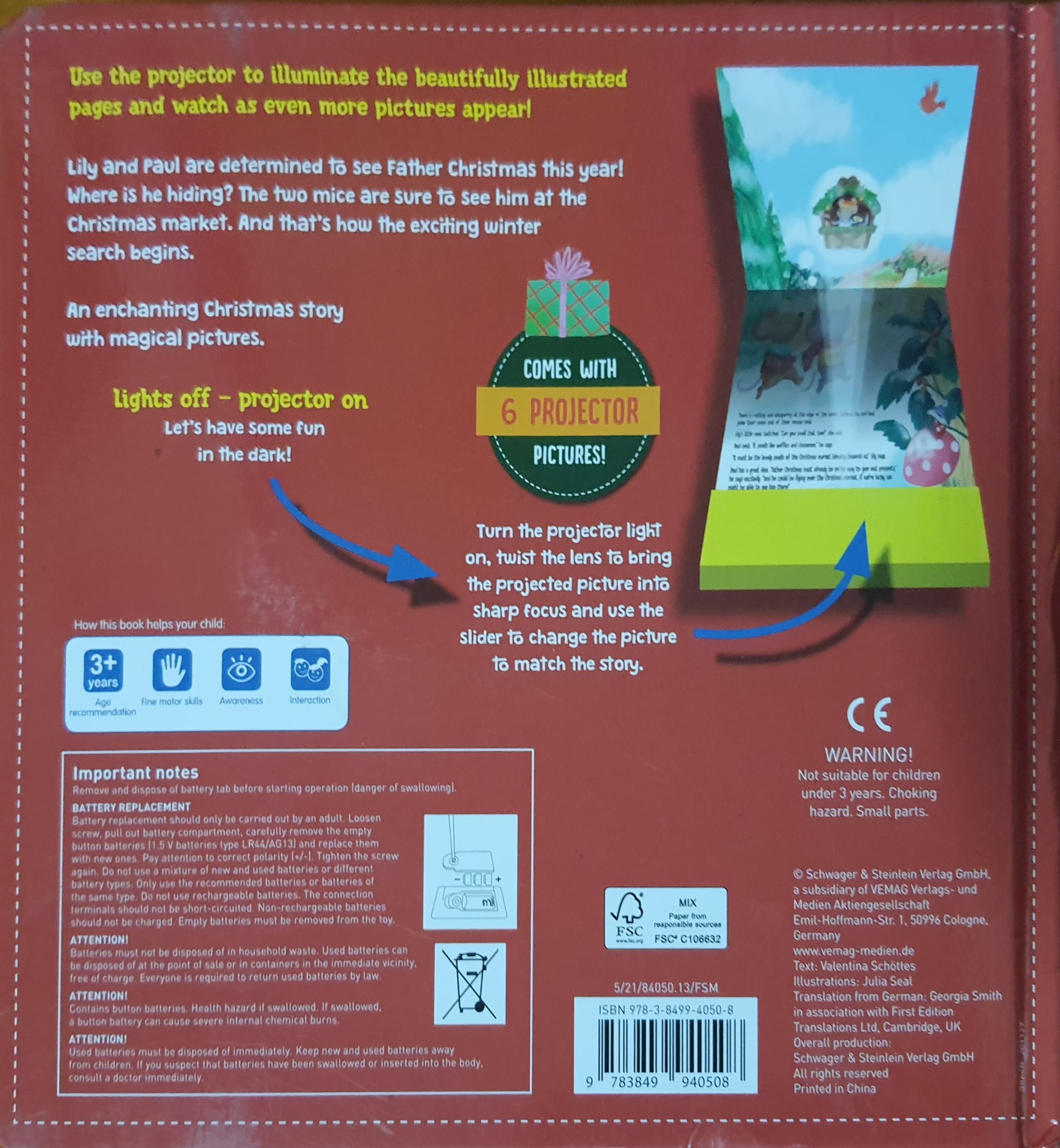 PROJECTOR BOOK** 🍅🍅MY PROJECTOR BOOK LOOK! IT'S FATHER CHRISTMAS