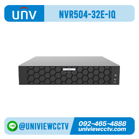 เครื่องบันทึก UNIVIEW รุ่น NVR504-32E-IQ จำนวน 32 ช่อง