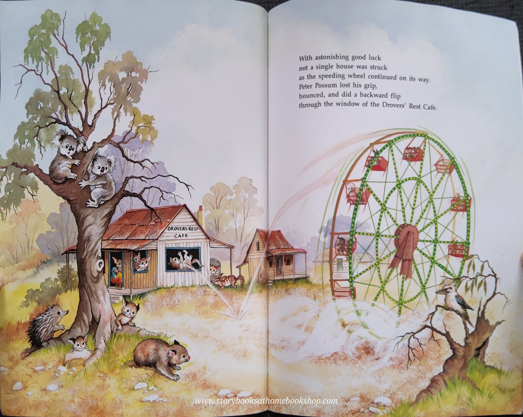 หนังสือนิทานปกอ่อน** 🍅THE GREAT POSSUM CREEK EARTHQUAKE