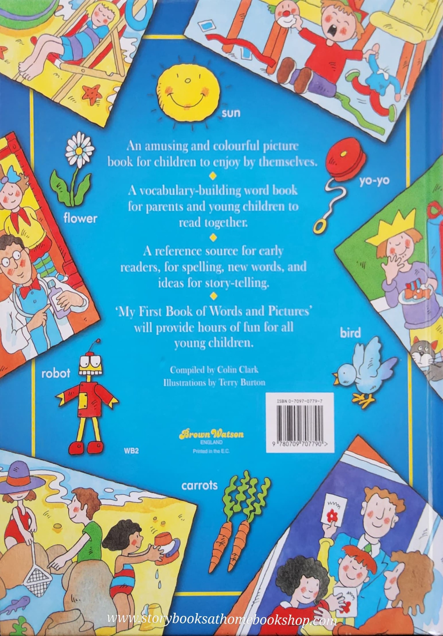 หนังสือนิทานปกแข็ง** 🍅🍓MY FIRST BOOK OF WORDS AND PICTURES