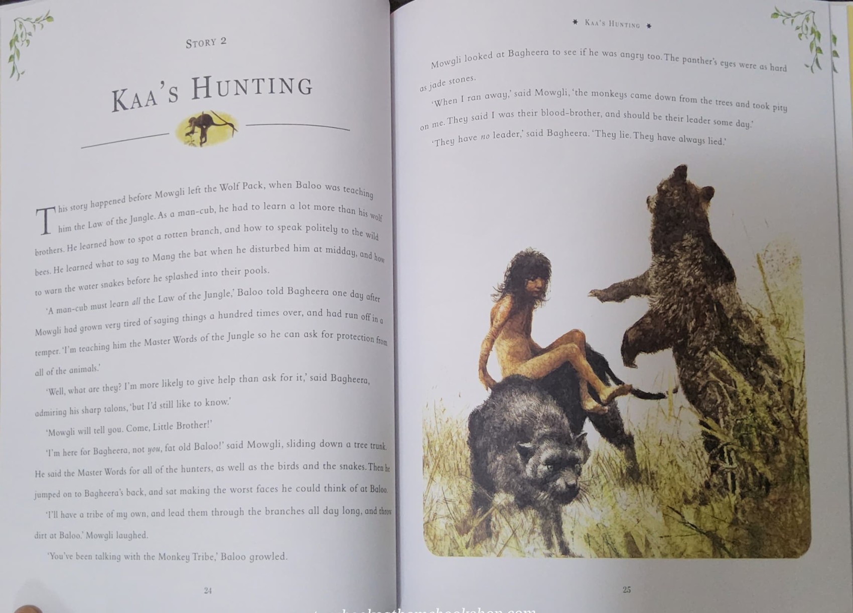 หนังสือนิทานปกแข็ง** ♥️♥️THE JUNGLE BOOK MOWGLI'S STORY