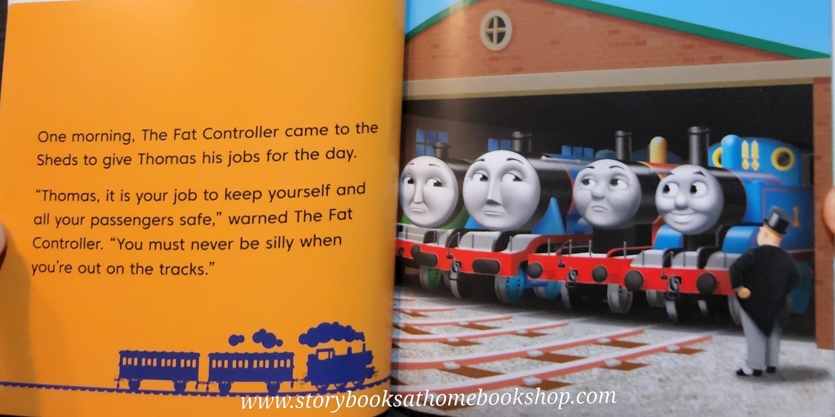 SMALL BOOK** **หนังสือนิทานปกอ่อน** 🍅🍓THOMAS&FRIENDS: STAY SAFE WITH THOMAS♥️♥️