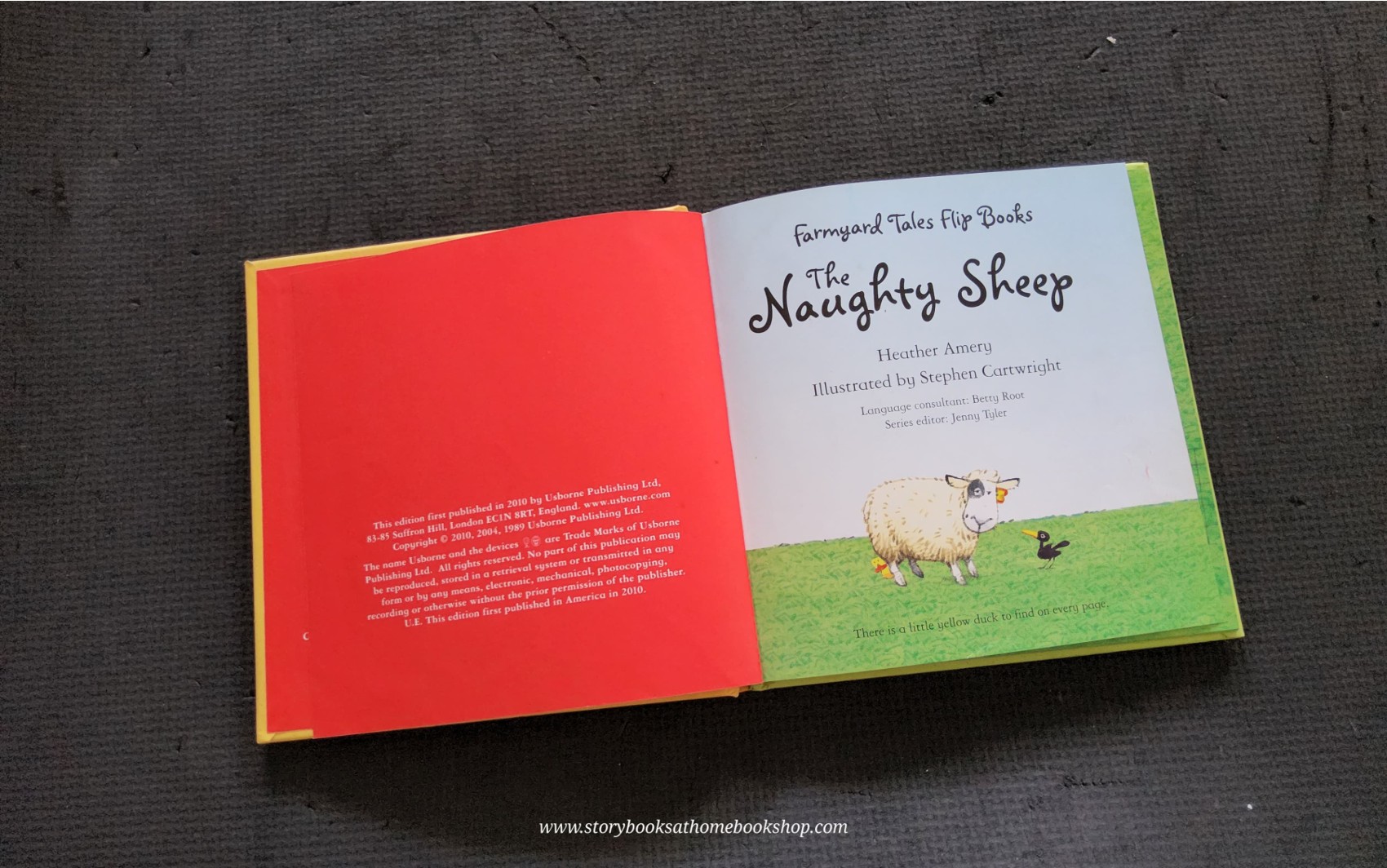 หนังสือนิทานปกแข็ง** ♥️TWO STORIES IN ONE BOOK:FARMYARD TALES FLIP BOOKS THE NAUGHTY SHEEP +PIG GETS LOST