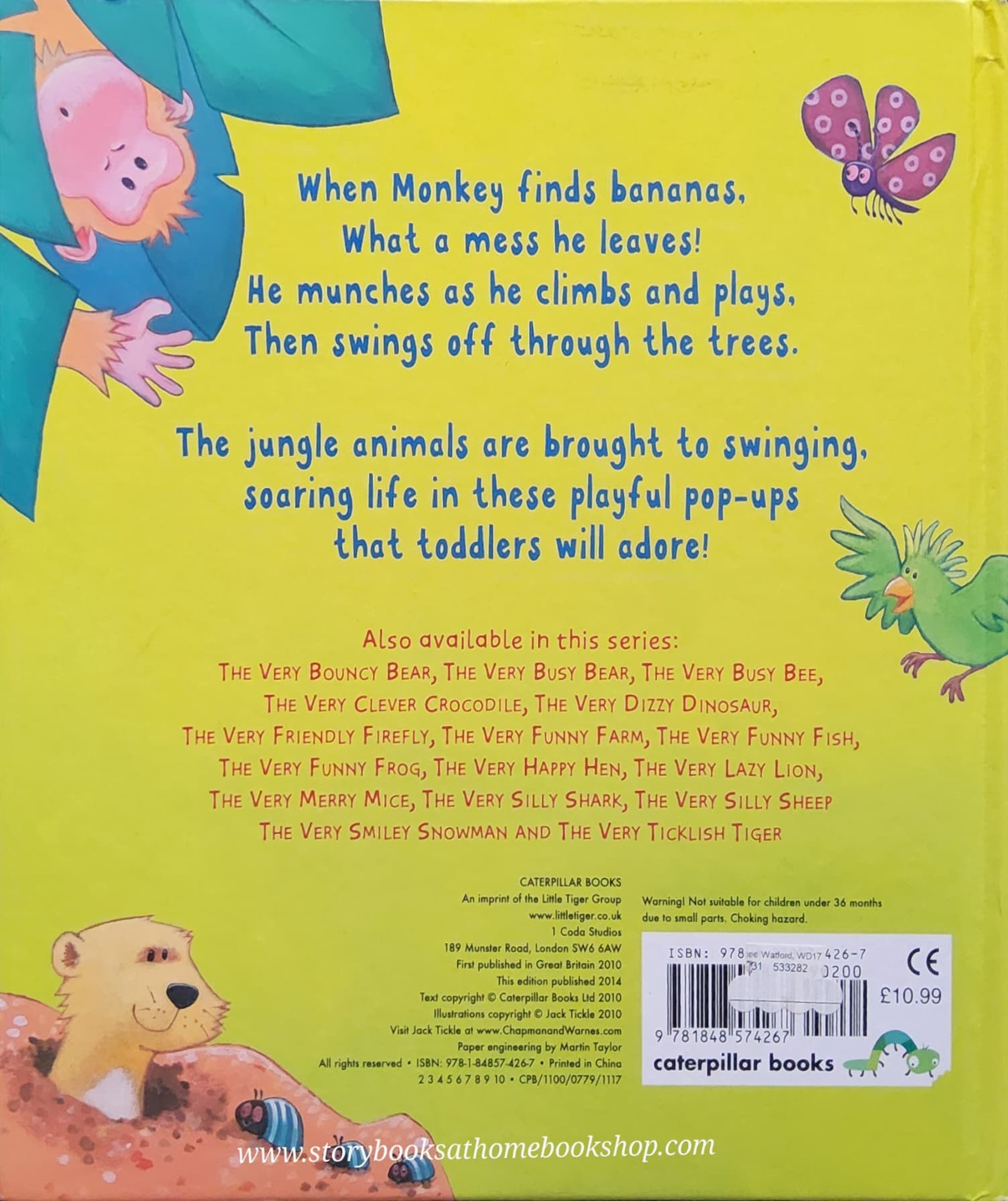 Pop-Up Book** ** หนังสือนิทานปกแข็ง** 🍅🍓AMAZING POP-UP FUN:THE VERY MESSY MONKEY