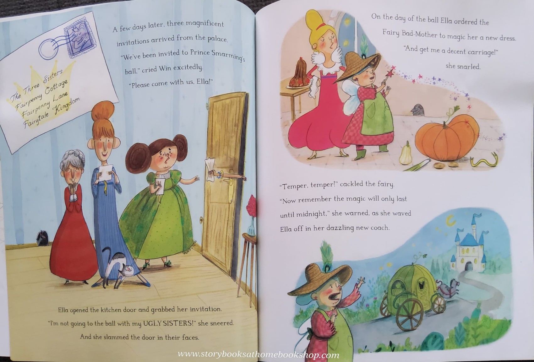 หนังสือนิทานปกอ่อน** 🍅CINDERELLA'S (NOT SO)UGLY SISTERS