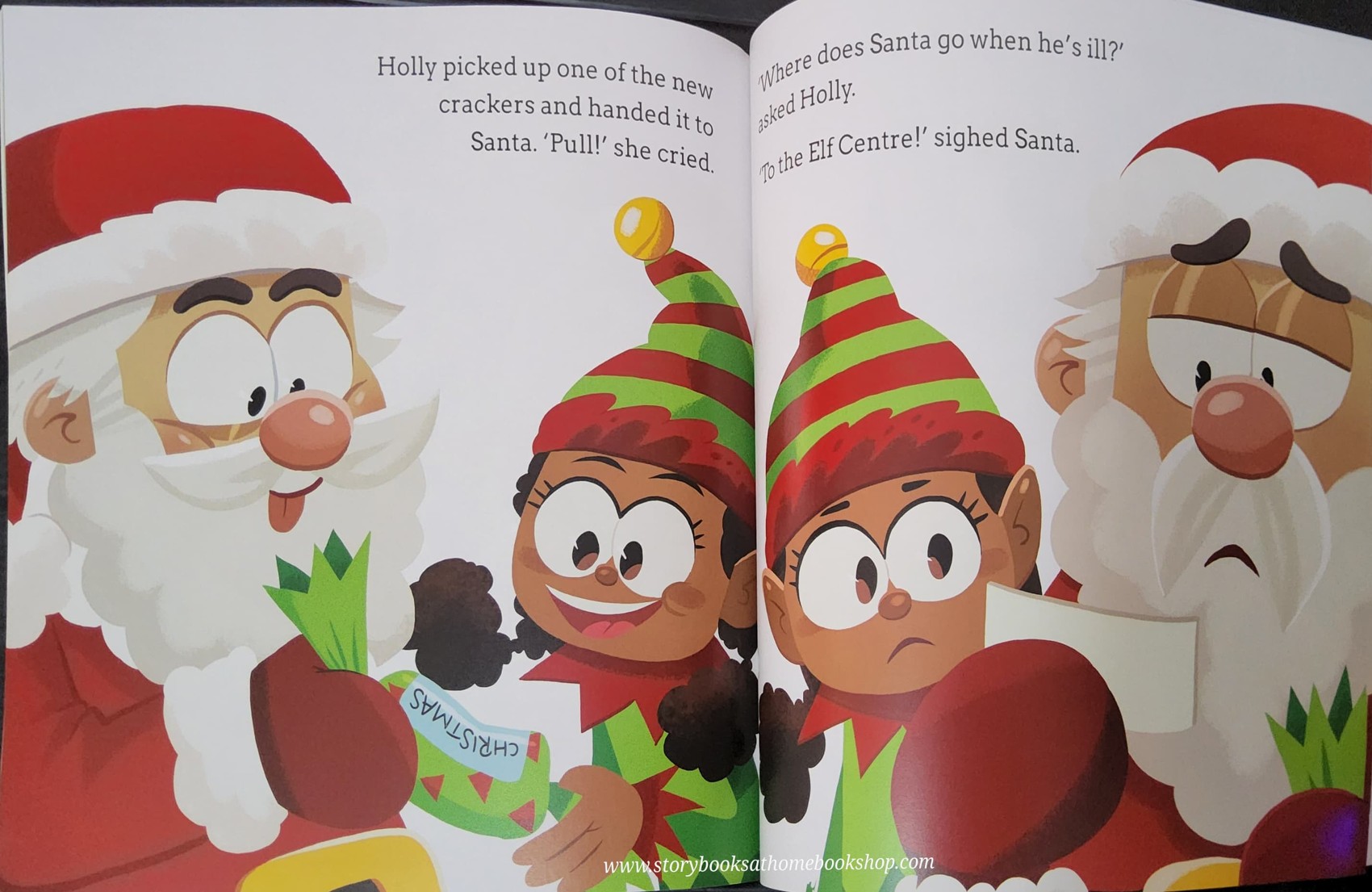หนังสือนิทานปกอ่อน** 🍅🍅SANTA'S CHRISTMAS QUACKERS BY SAM SAMSON.ERIN HUNTING