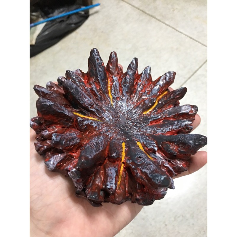 GK Resin Diorama Ground Burst Lava Flow งานเรซิ่น ฉากพื้นระเบิดลาวาไหล