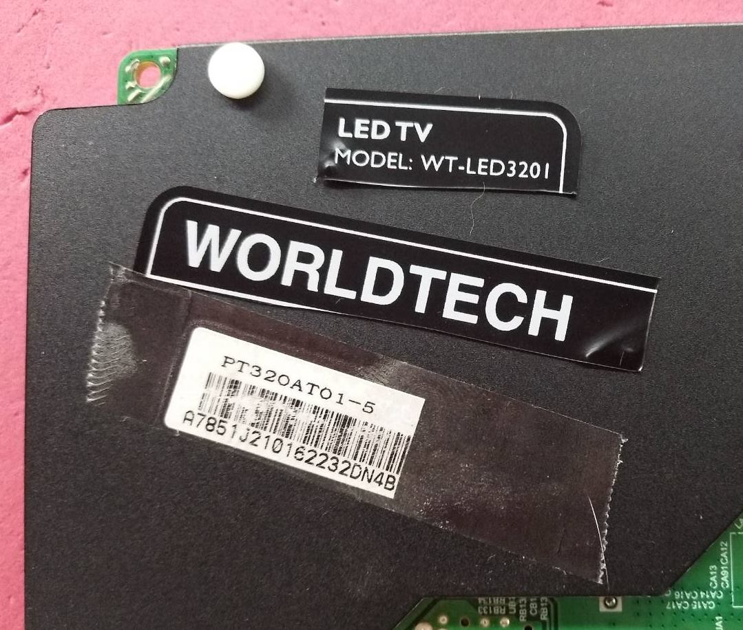 One Board WORLDTECH อะไหล่แท้/มือสองพร้อมใช้งาน ใช้กับรุ่นWT-LED3201 TP.SK506.PB801 ทีบาร์PT320AT01-5