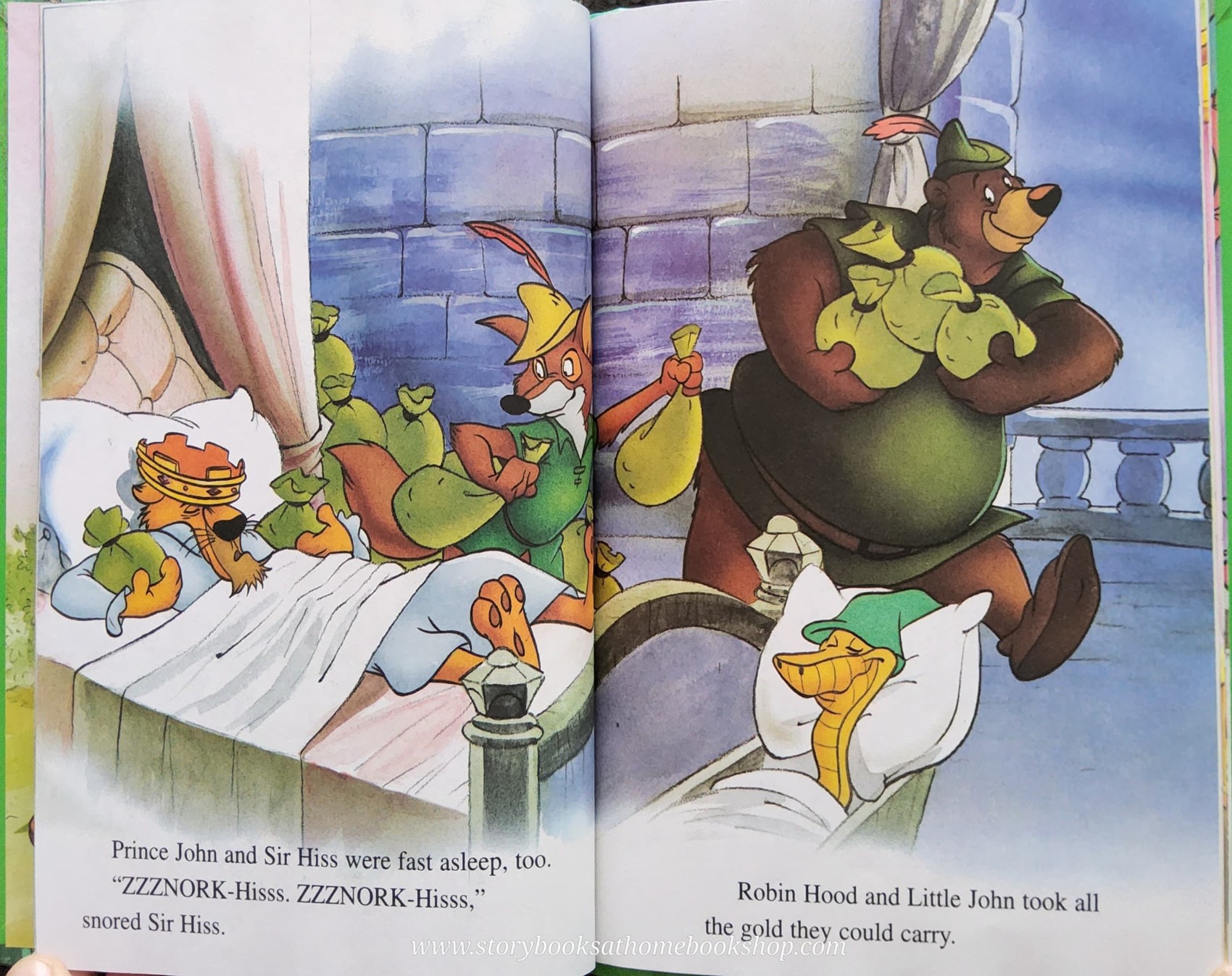 หนังสือนิทานปกแข็ง** 🍅🍅DISNEY ROBIN HOOD AND THE GREAT COACH ROBBERY