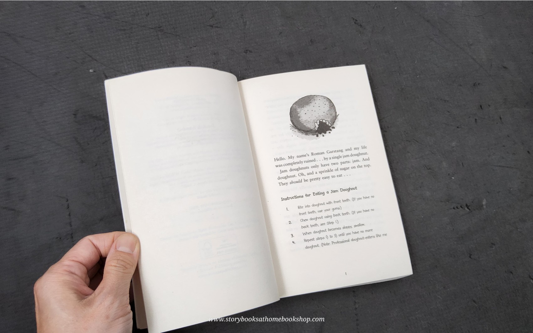 วรรณกรรมเยาวชน ** **หนังสือนิทานปกอ่อน** 🍅🍅THE JAM DOUGHNUT THAT RUINED MY LIFE BY MAKE LOWERY