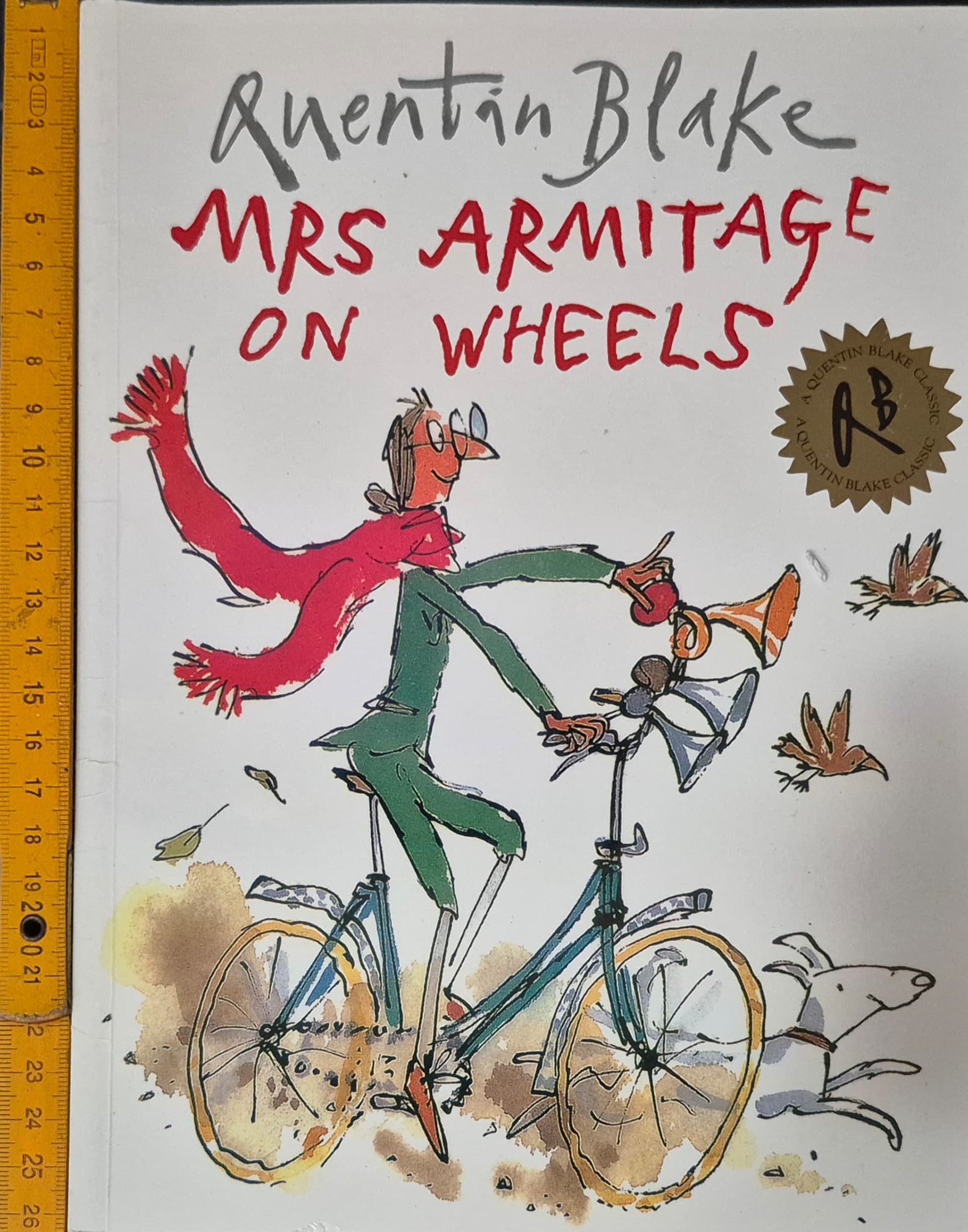 หนังสือนิทานปกอ่อน ** 🍅🍓MRA ARMITAGE ON WHEELS BY QUENTIN BLAKE