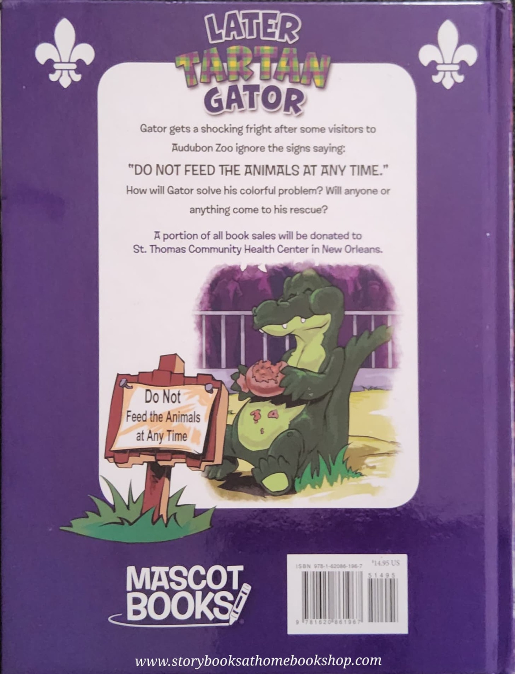 หนังสือนิทานปกแข็ง** 🍓🍓LATER TARTAN GATOR A NEW ORLEANS TALE