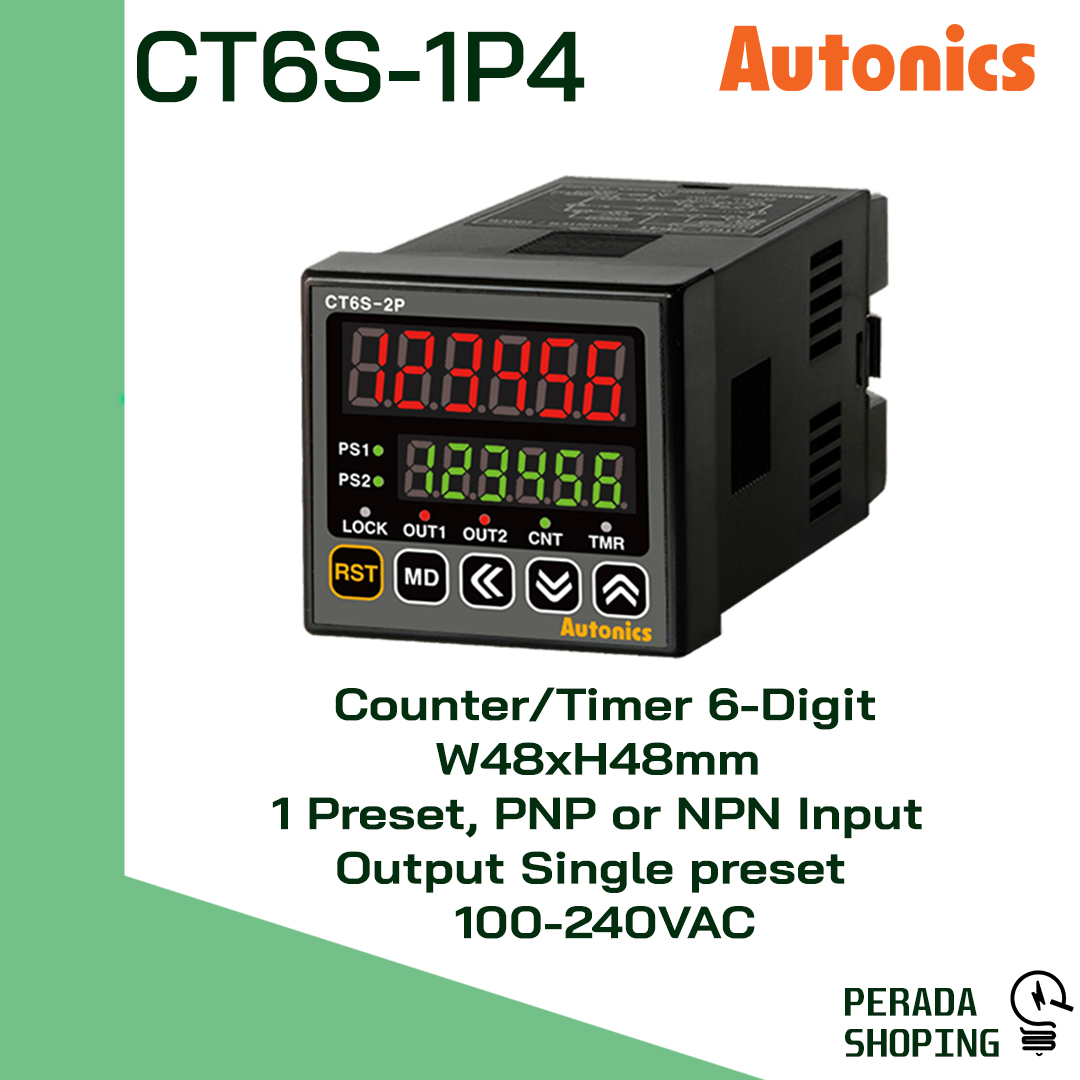 Autonics counter timeer CT6S-1P4
