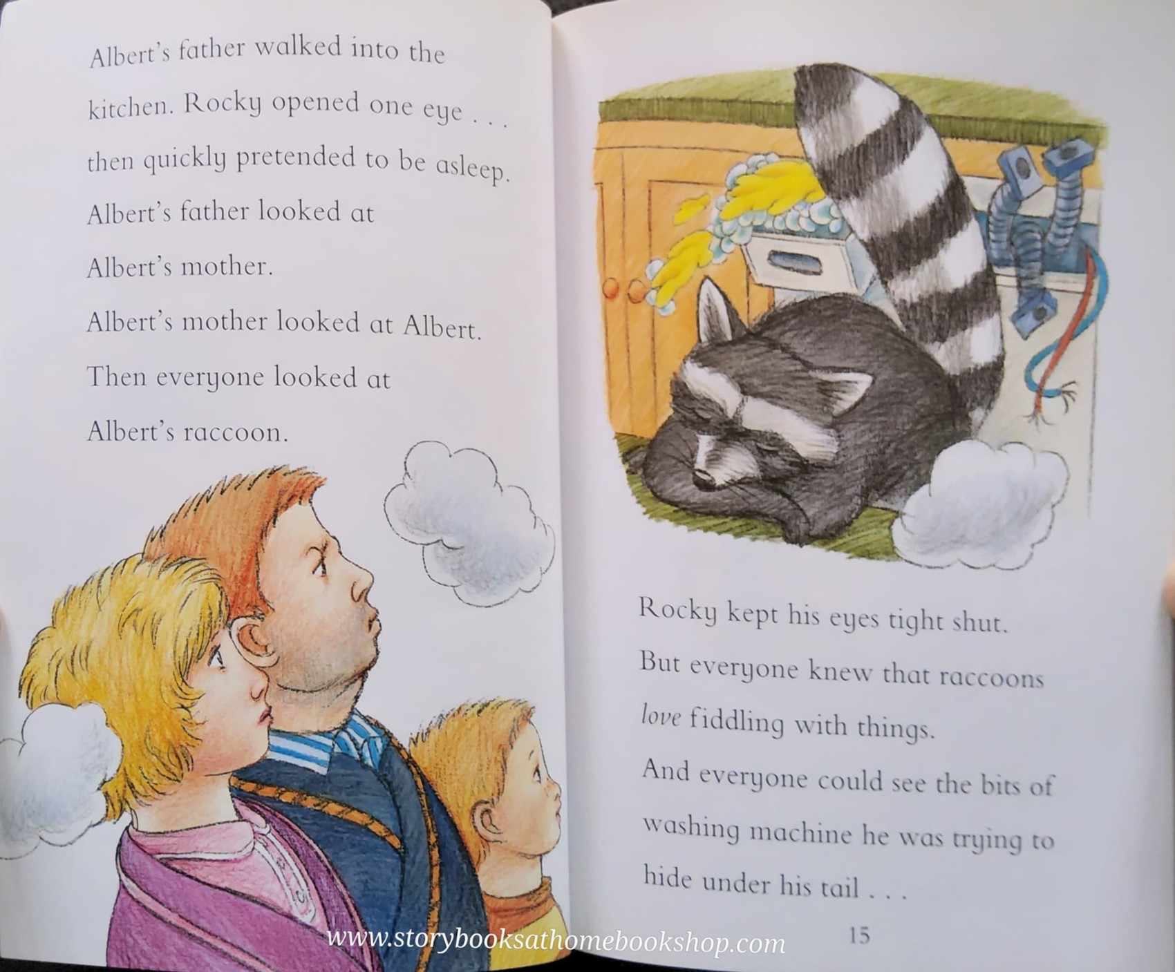 หนังสือนิทานปกอ่อน** 🍅I AM READING:ALBERT'S RACCOON BY KAREN WALLACE AND GRAHAM PERCY