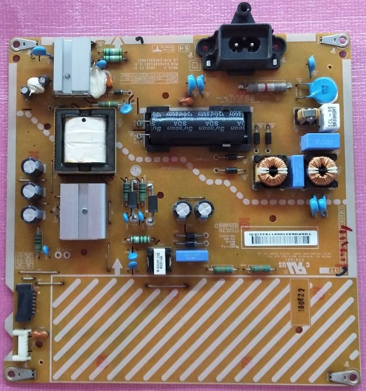 ซับพลายทีวี แอลจี LG ของแท้มือสองถอดจากเครื่อง ใช้กับรุ่น 49LH570T 49LH590T 49LV300C พาร์ทEAY64310601 EAX66851401