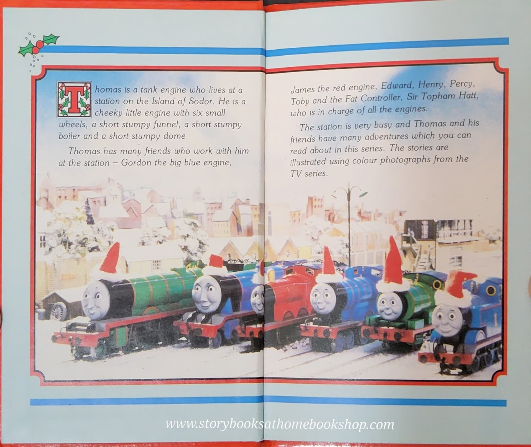 หนังสือนิทานปกแข็ง** 🍅THOMAS THE TANK ENGINE&FRIENDS:THOMAS'S CHRISTMAS PARTY
