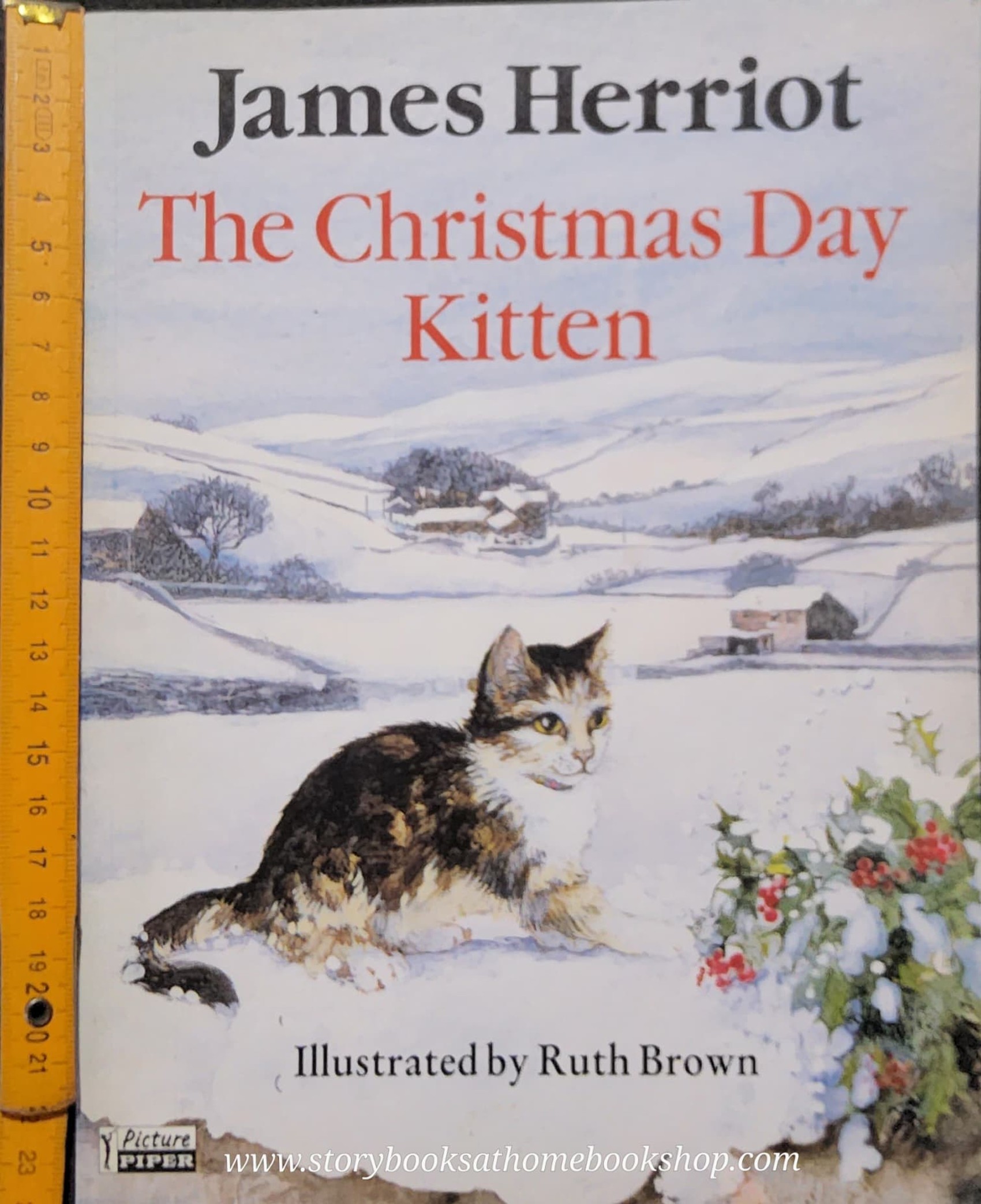 หนังสือนิทานปกอ่อน** 🍅🍅THE CHRISTMAS DAY KITTEN BY JAMES HERRIOT.RUTH BROWN♥️♥️