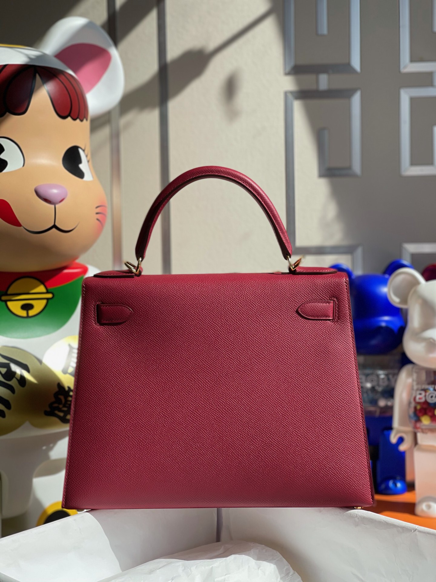 [Pre-order] Hermes Kelly 28 Rouge Grenat หนัง original Epsom งาน full handmade 100% คุณภาพ VIP เกรดดีที่สุด