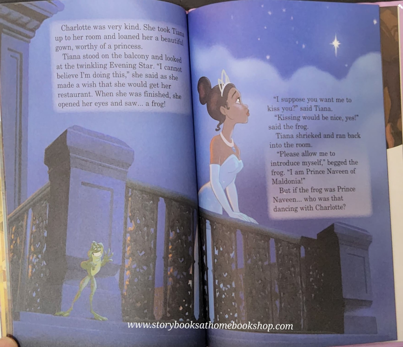 หนังสือนิทานปกแข็ง** 🍅🍓DISNEY THE PRINCESS AND THE FROG