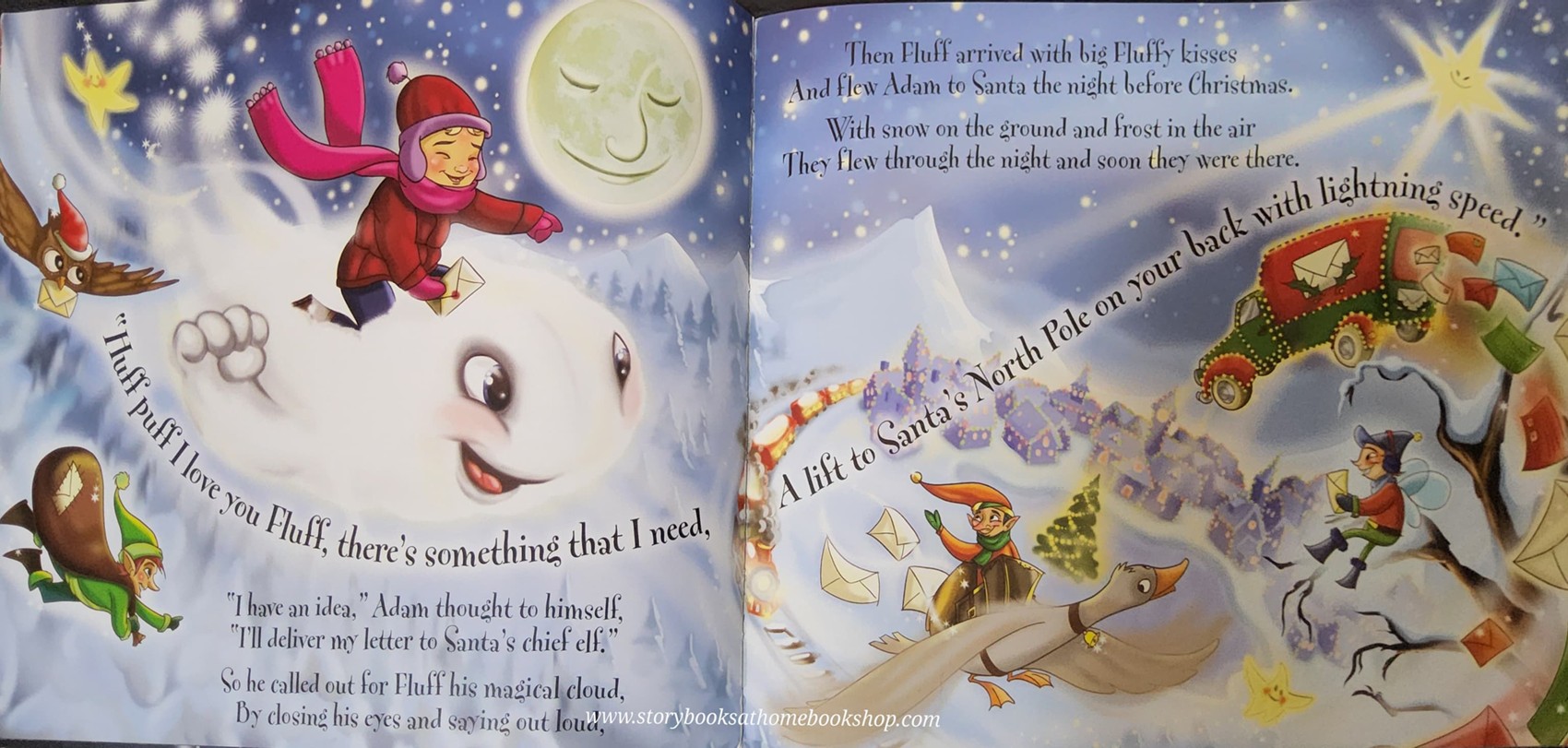 **หนังสือนิทานปกอ่อน** 🍓🍓ADAM'S SAVES CHRISTMAS BY BENJI BENNETT🍅🍅