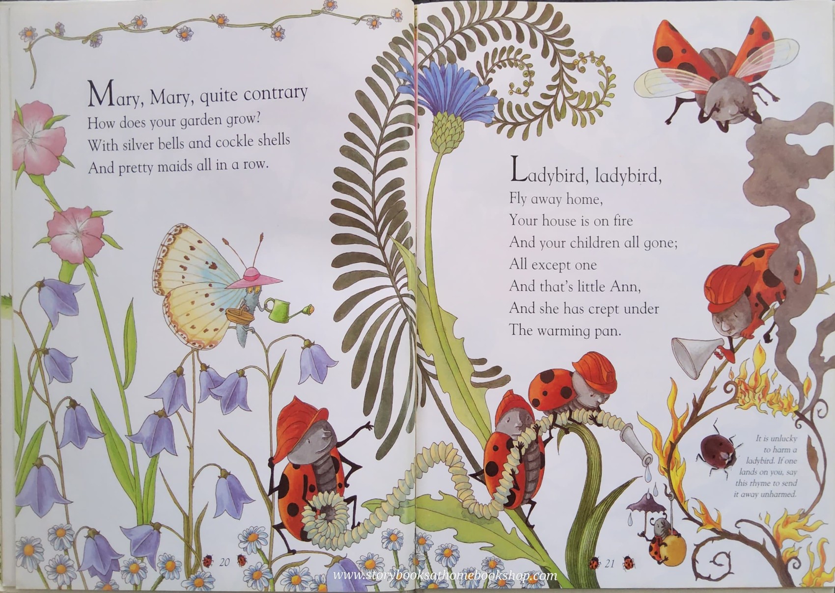 หนังสือนิทานปกแข็ง** 🍅🍅THE DORLING KINDERSLEY BOOK OF NURSERY RHYMES BY DEBI GLIORI