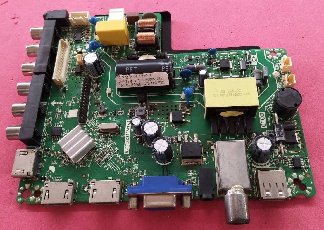 วันบอร์ดทีวีอัลทรอน(One Board TV ALTRON) มือสองพร้อมใช้งาน รุ่นLTV-3202 TP.MS3663.PB819 เวอร์ชั่นทีบาร์ PT3151A07-2