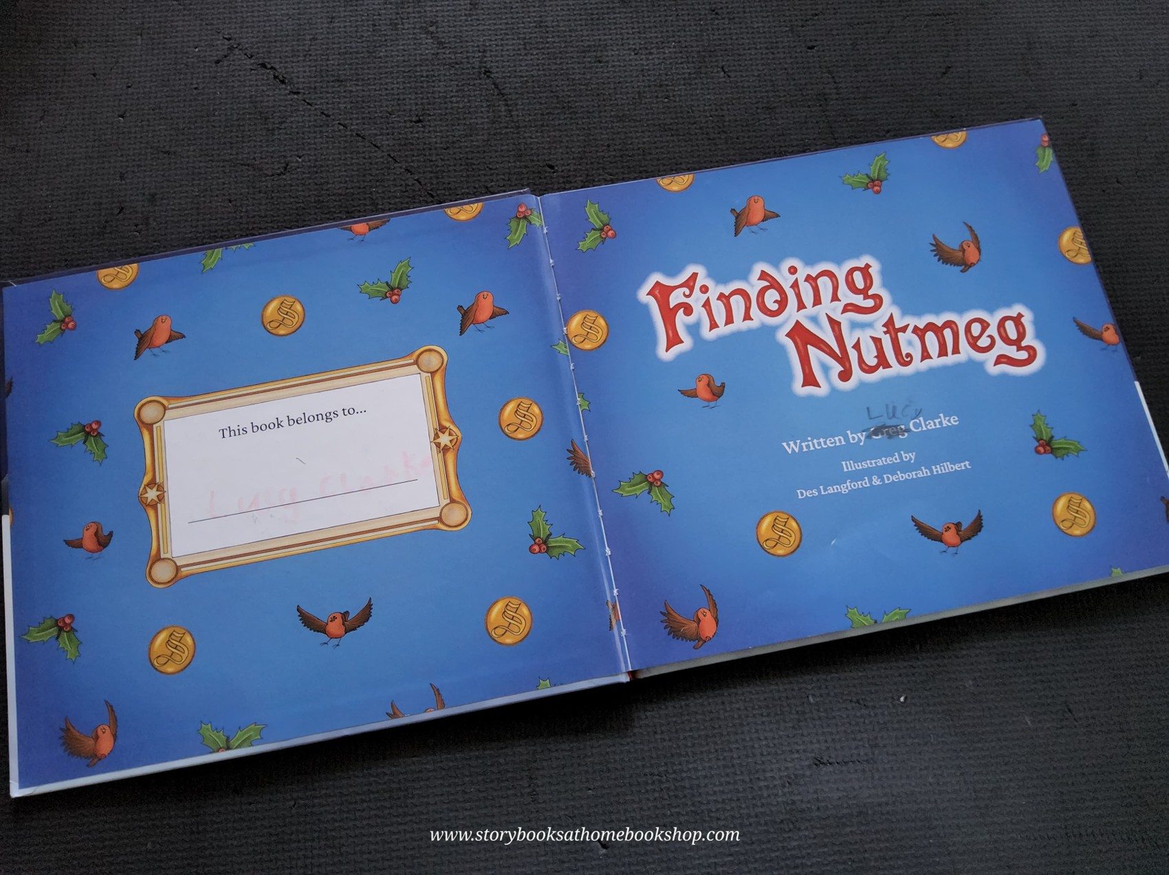 หนังสือนิทานปกแข็ง** 🍅FINDING NUTMEG BY GREG CLARKE