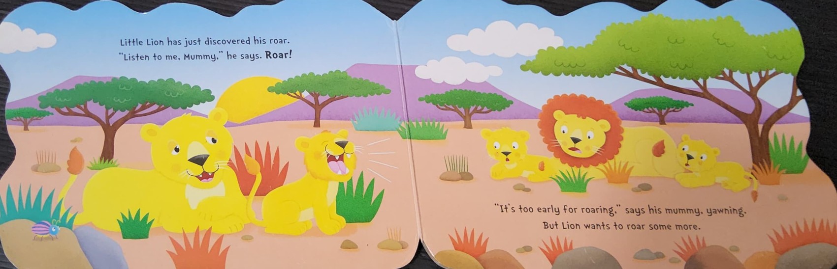 BOARD BOOK** ♥️LOUD LION FULL OF NOISY FUN