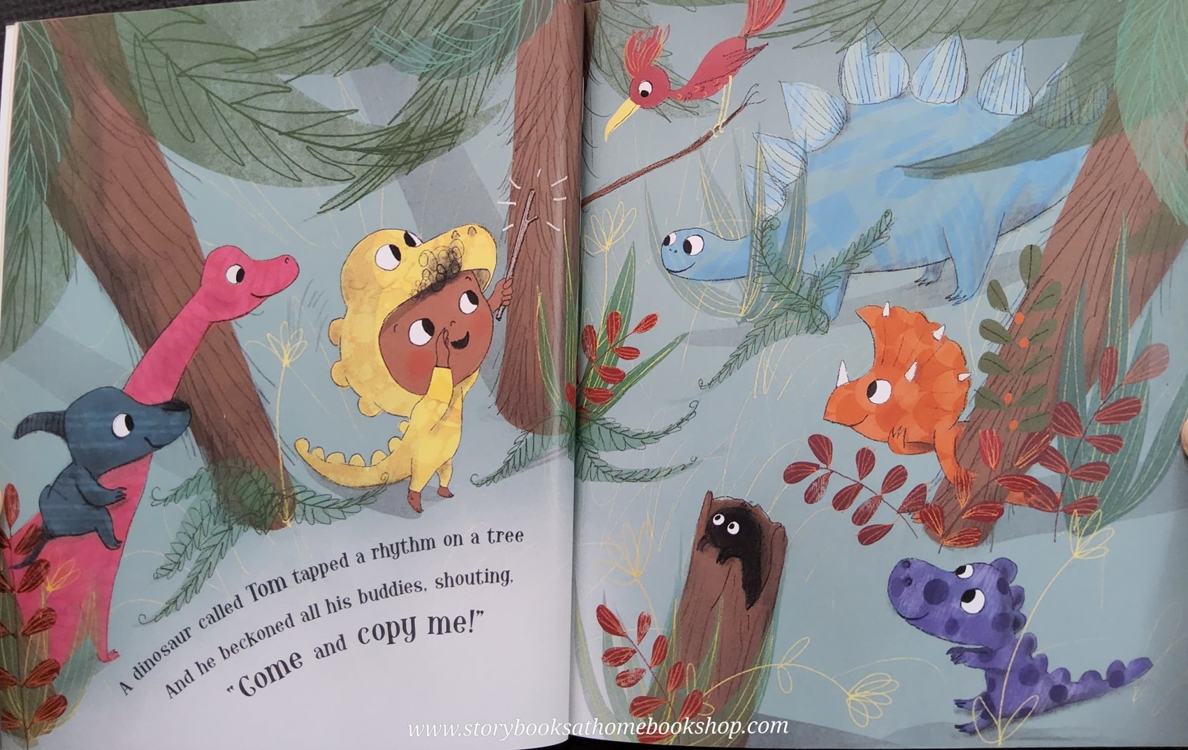 หนังสือนิทานปกอ่อน** 🍅🍓123 DO THE DINOSAUR