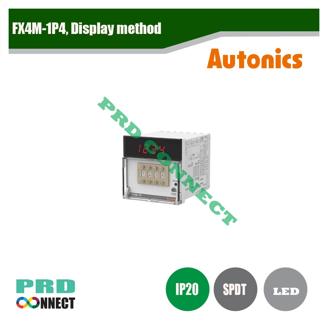 FX4M-1P4, Display method