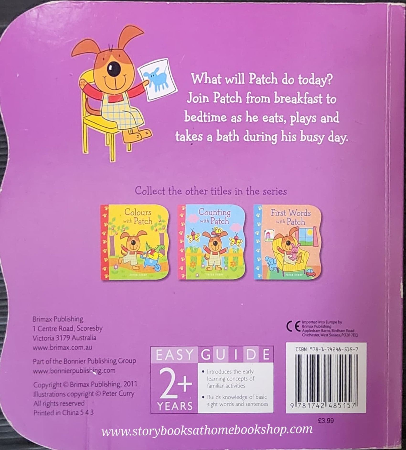 BOARD BOOK ** 🍅🍓A DAY WITH PATCH