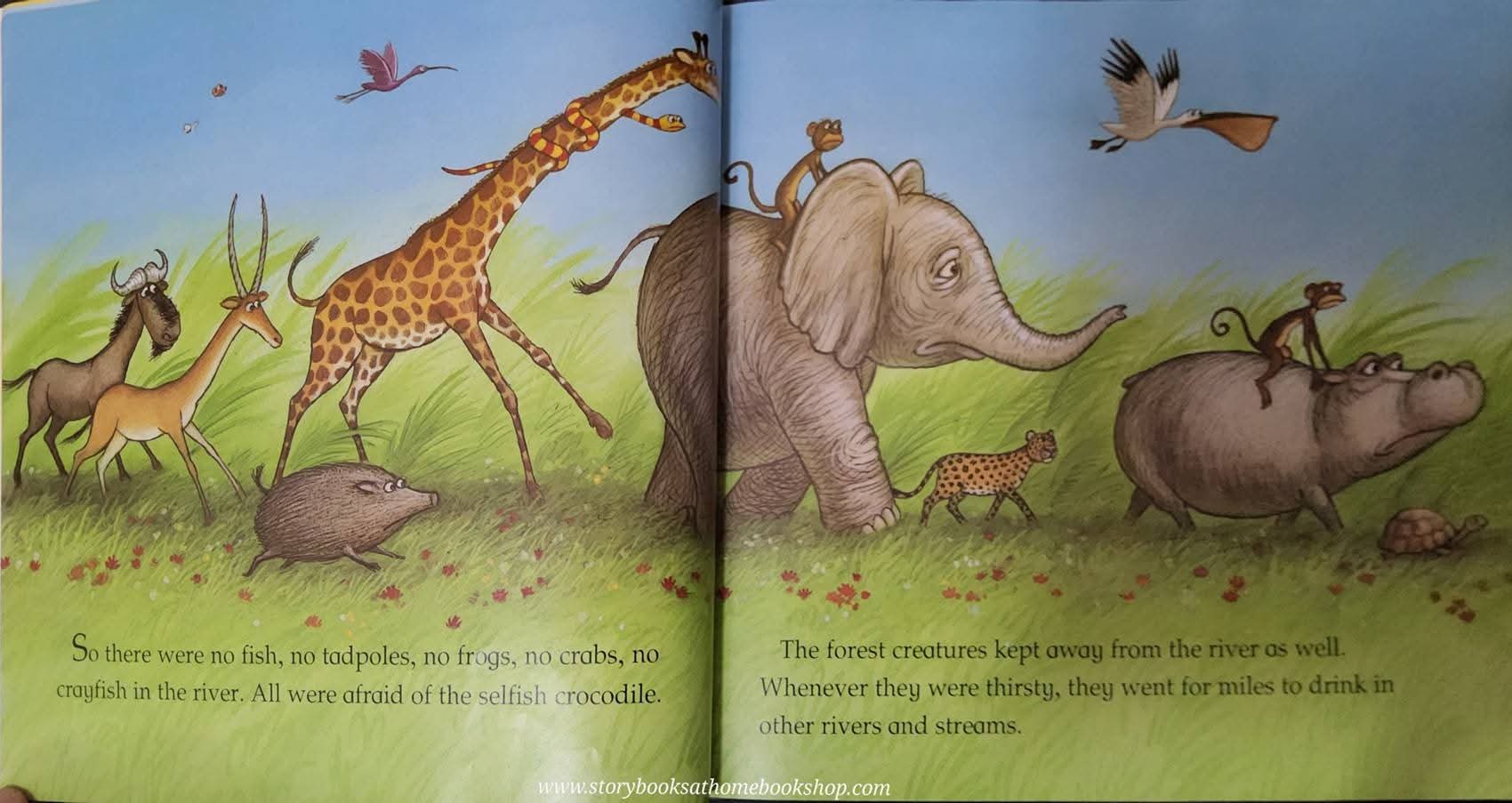 หนังสือนิทานปกอ่อน ** 🍅🍓THE SELFISH CROCODILE