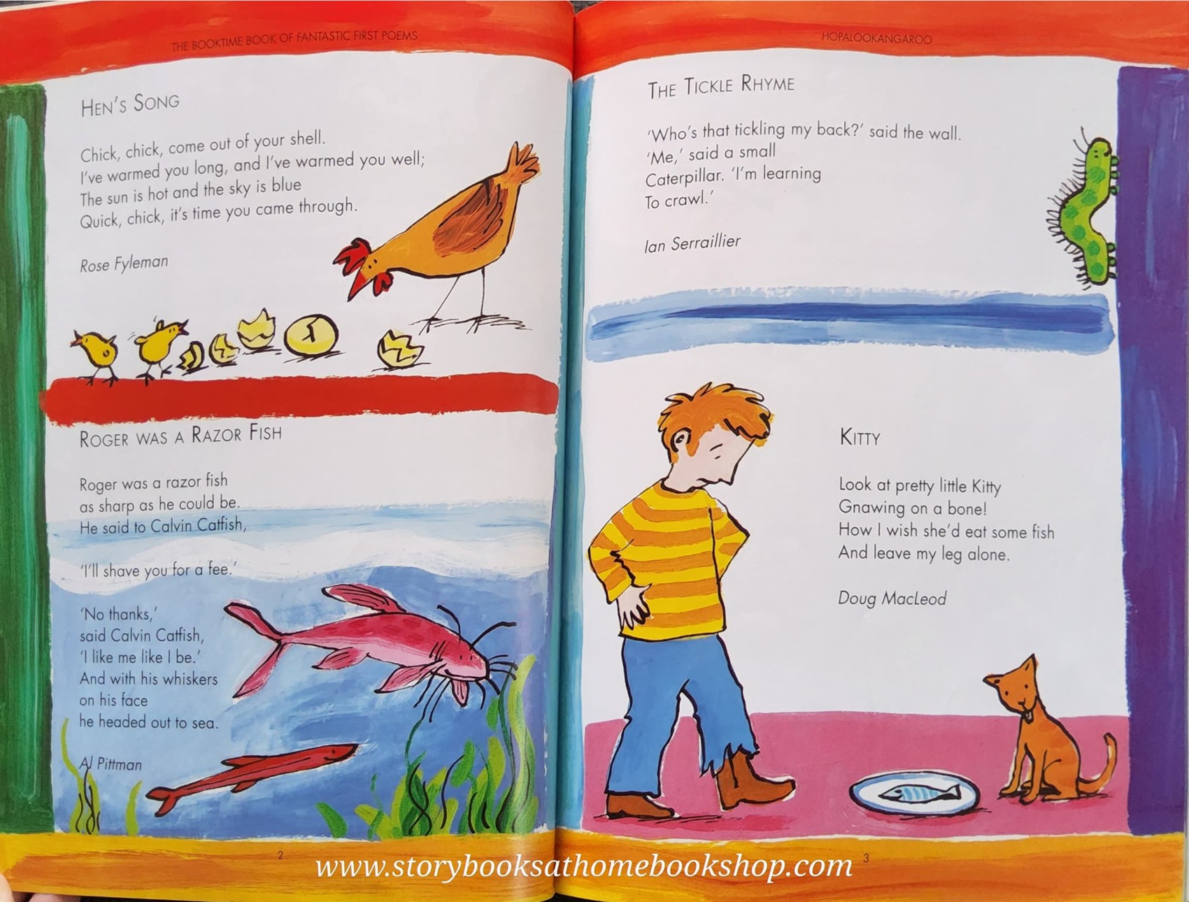 หนังสือนิทานปกอ่อน** 🍅THE BOOKTIME BOOK OF FANTASTIC FIRST POEMS