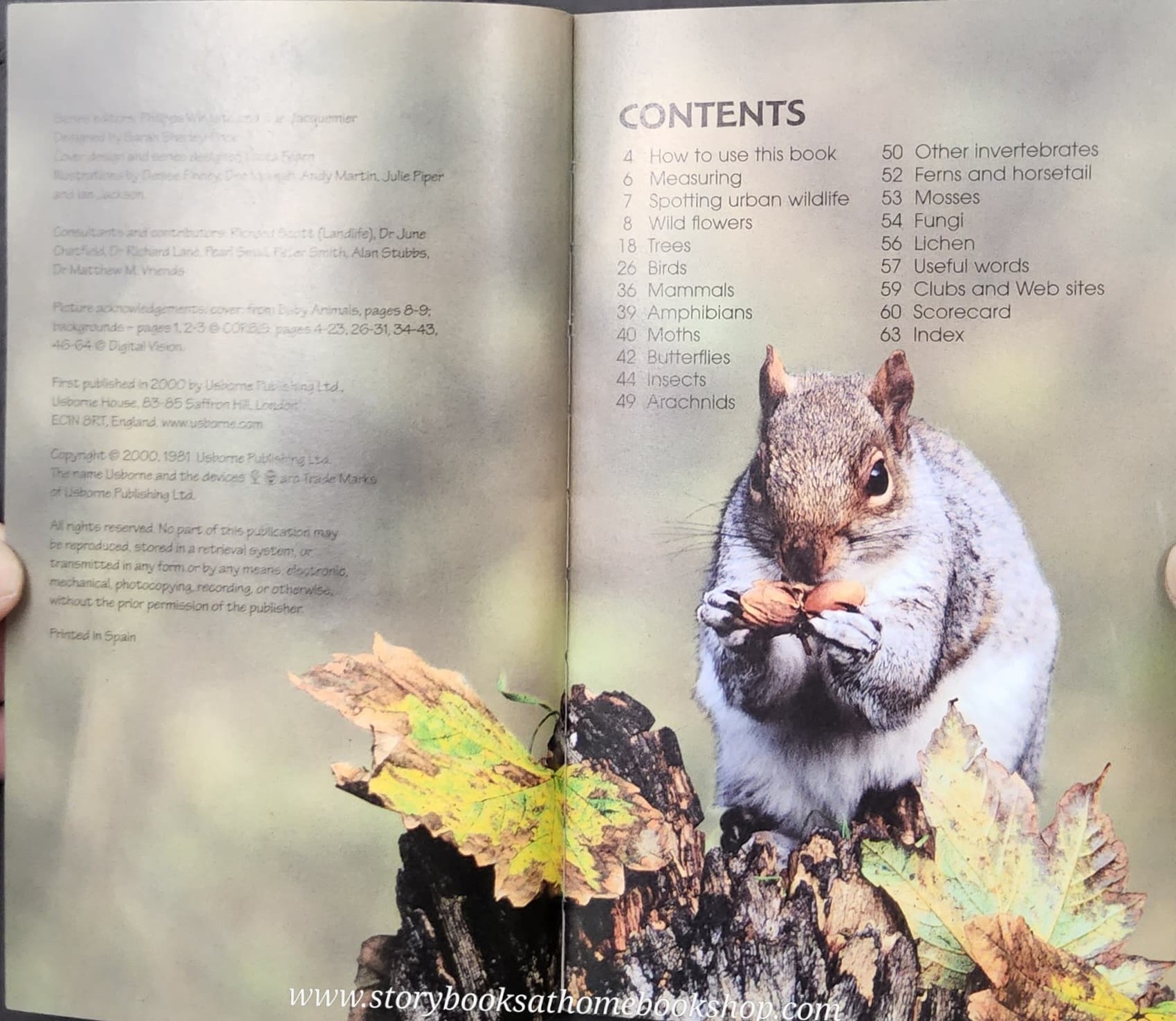 Knowledge Book** ð
ð
Usborne Spotter's Guide URBAN WILDLIFE