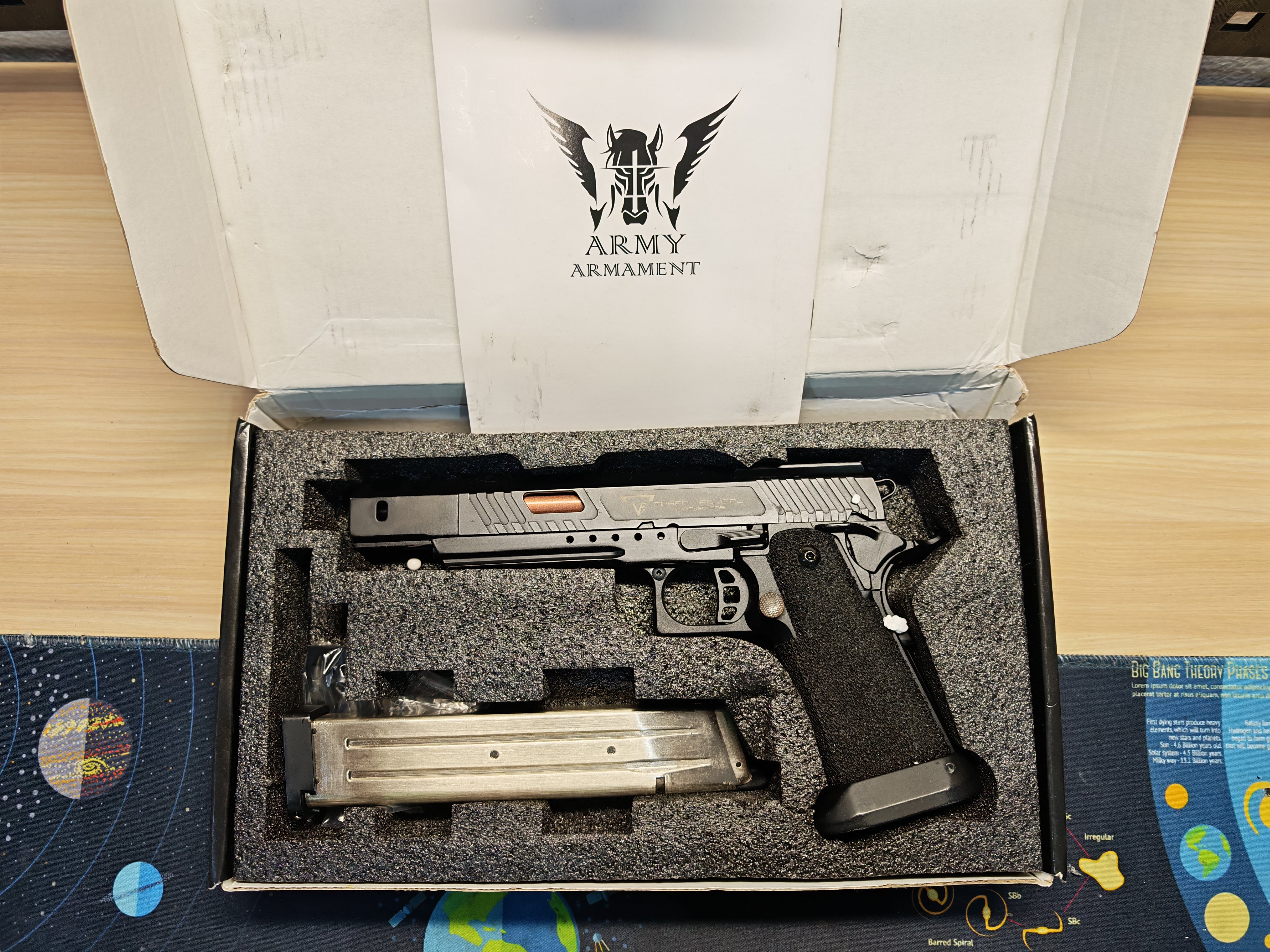 Army Armament R601-3 TTI Combat Master Alpha GBB BB Gun บีบีกัน Airsoft Gun ปืนอัดลม ปืนสั้นแก๊ส มือสอง