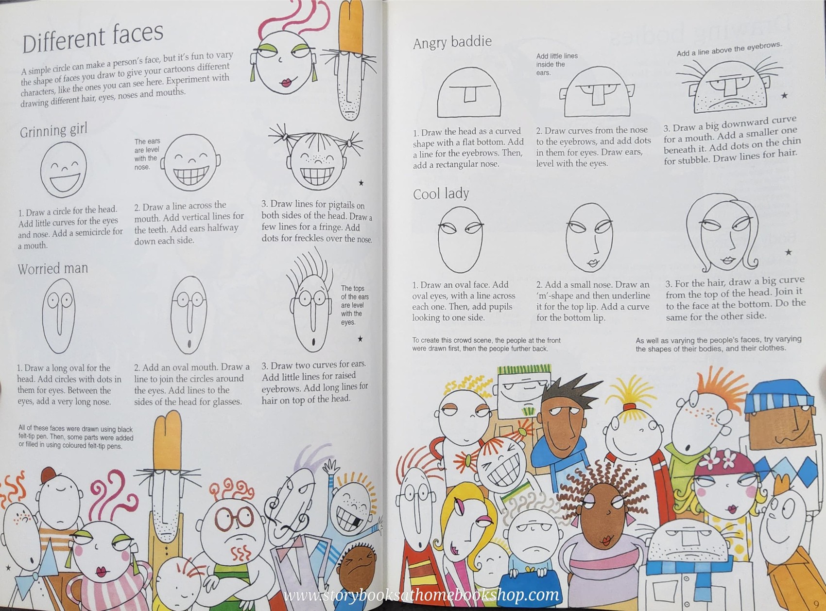 ACTIVITIES BOOK** ð
ð
USBORNE art ideas drawing CARTOONS