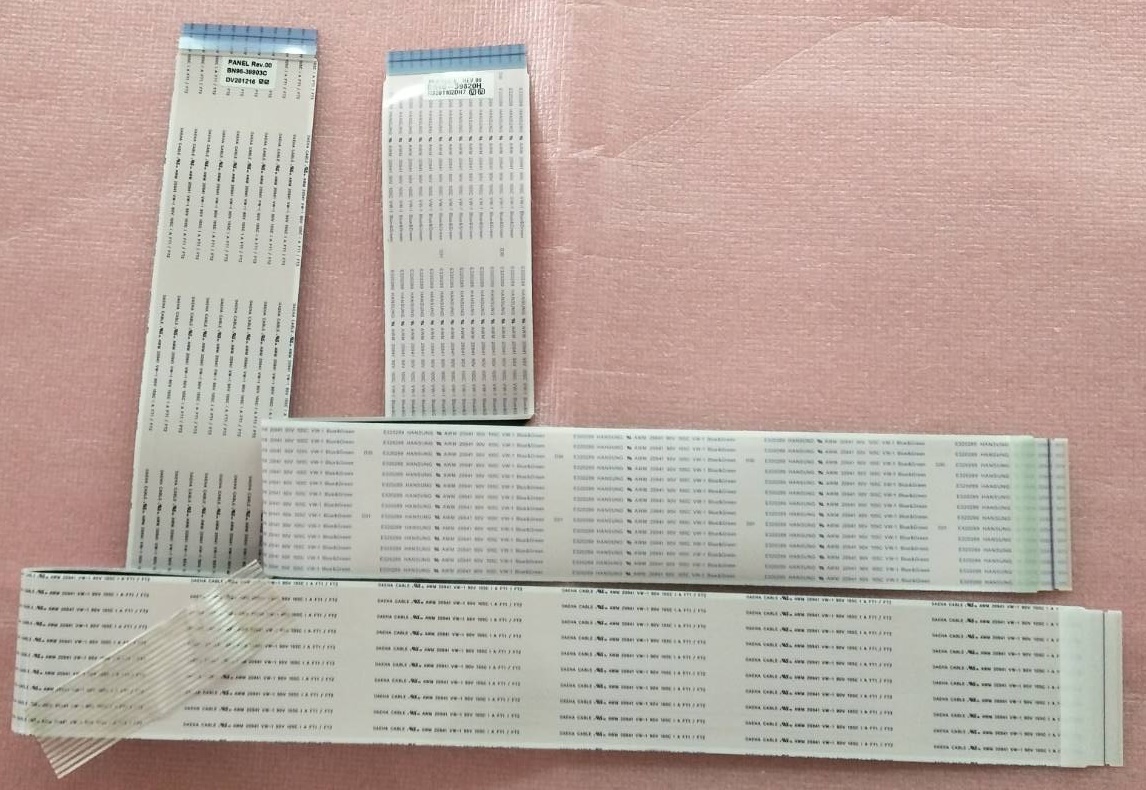 สายแพทีวี SAMSUNG (ซัมซุง) อะไหล่แท้/มือสองพร้อมใช้งาน พาร์ท BN96-39820H BN96-39903C ใช้กับรุ่น UA65NU7300 UA75TU7000 UA75TU8100 และรุ่นอืนที่พาร์ทตรงกัน