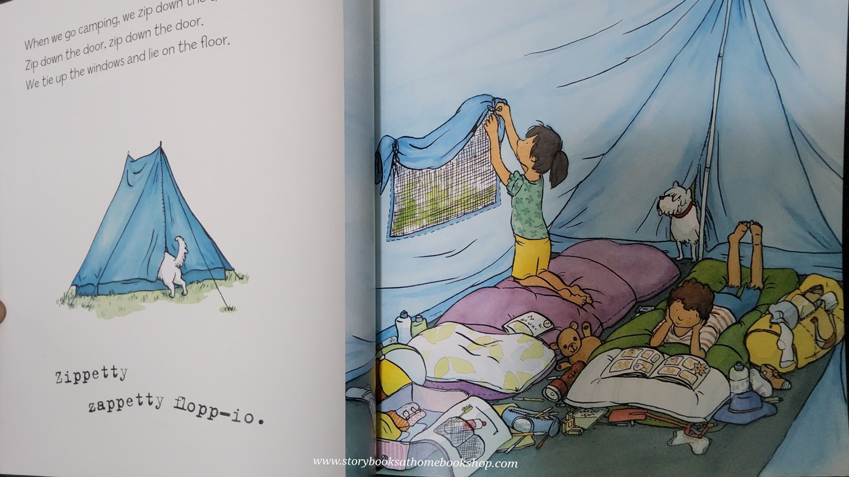 หนังสือนิทานปกอ่อน** 🍅🍓WHEN WE GO CAMPING BY SALLY SUTTON