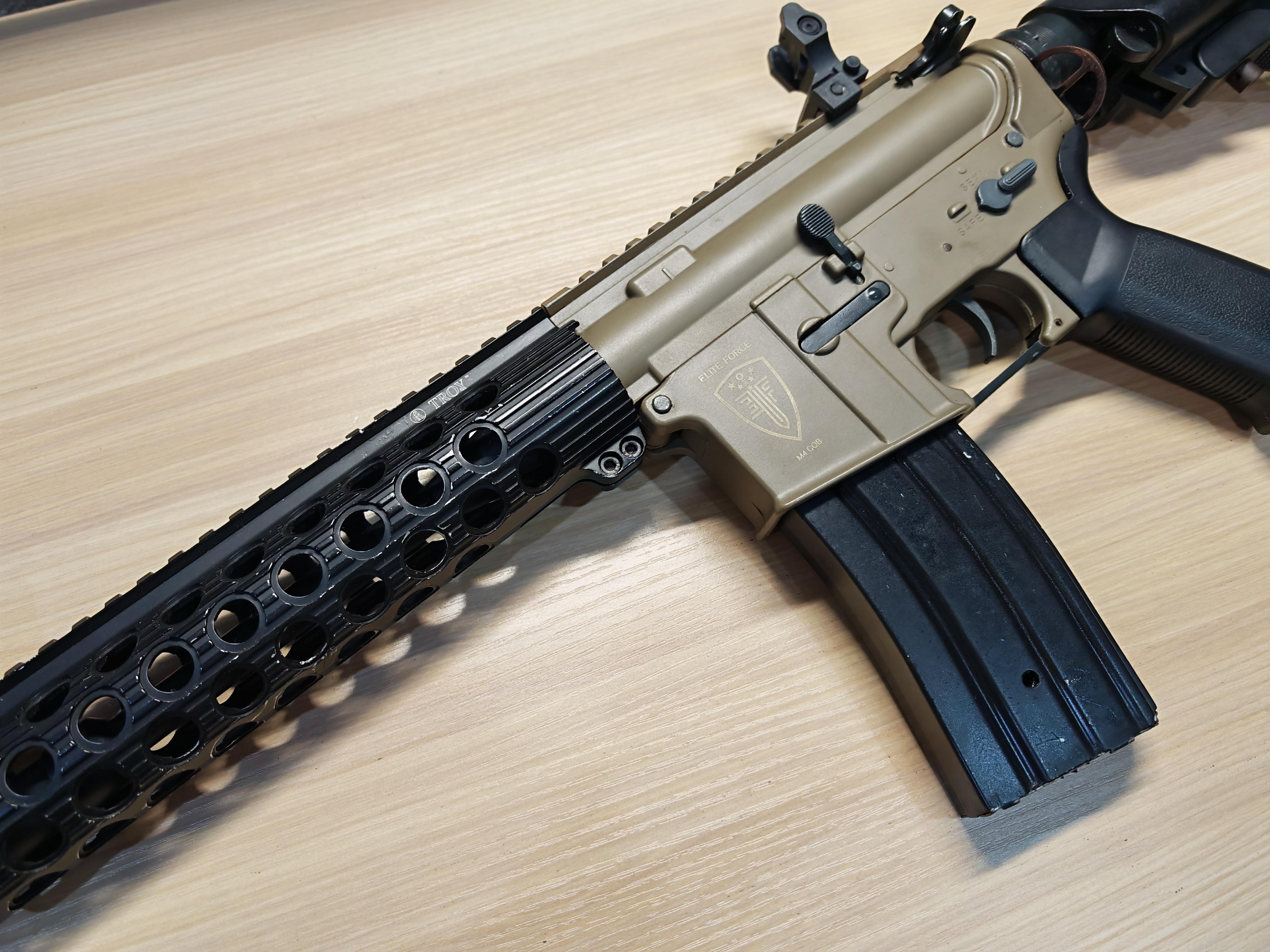 M4 Elit Force บอดี้ ไนลอน AEG BB Gun บีบีกัน Airsoft Gun ปืนอัดลม ปืนยาวไฟฟ้า มือสอง