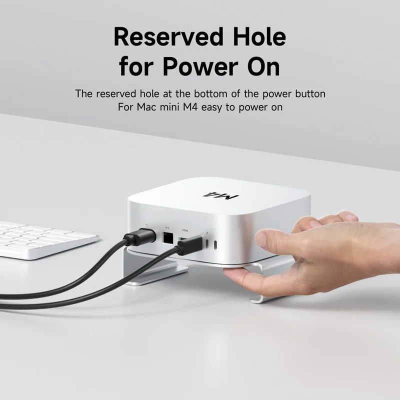 [ออกใบกำกับภาษีได้]พร้อมส่งจาก กทม Hagibis Desktop stand for Mac mini M4