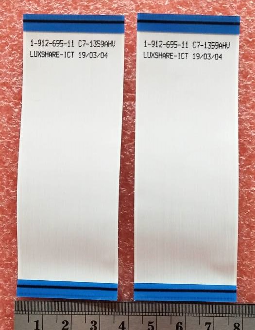 สายแพทีวี SONY(โซนี่) อะไหล่แท้/มือสองพร้อมใช้งาน ใช้กับรุ่น พาร์ท 1-912-695-11 ใช้กับรุ่นKD-55X7000G KD-55X7000F และรุ่นอื่นที่พาร์ทตรงกัน