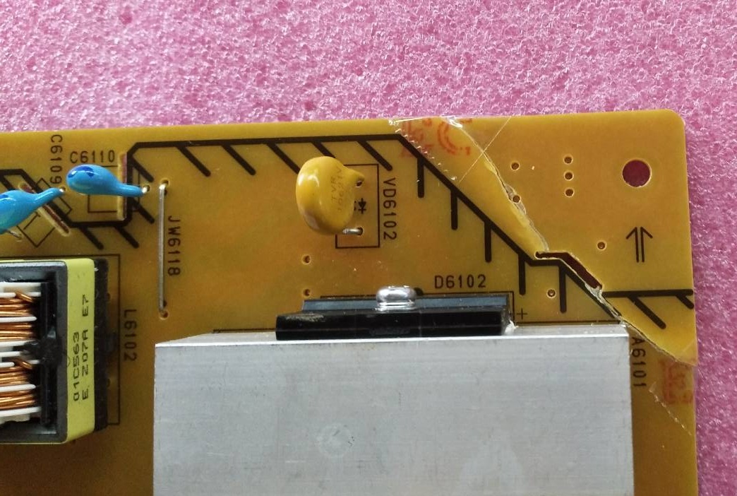 ซับพลายทีวี โซนี่ Sony ของแท้ถอดจากเครื่อง รุ่นKD-65X7000F 1-980-310-21