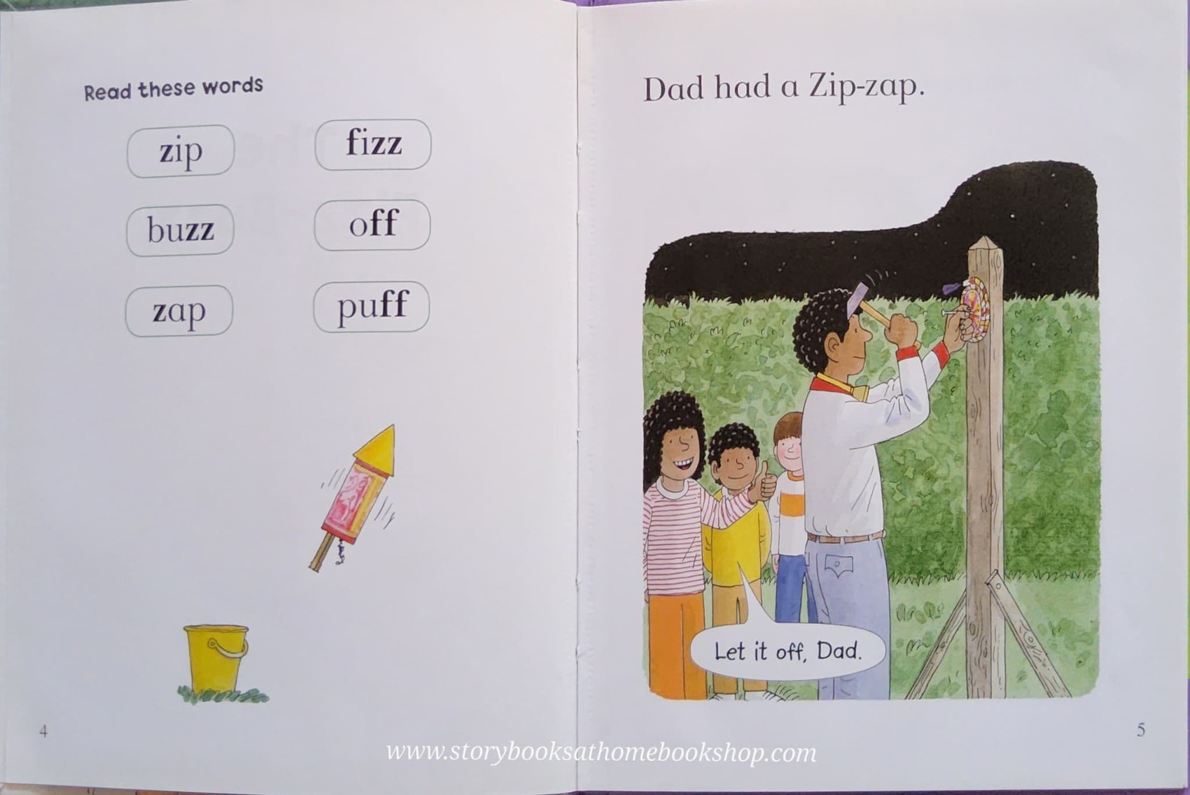 หนังสือนิทานปกแข็ง** 🍅🍅READ WITH BIFF,CHIP&KIPPER:THE FIZZ-BUZZ PHONICS LEVEL2
